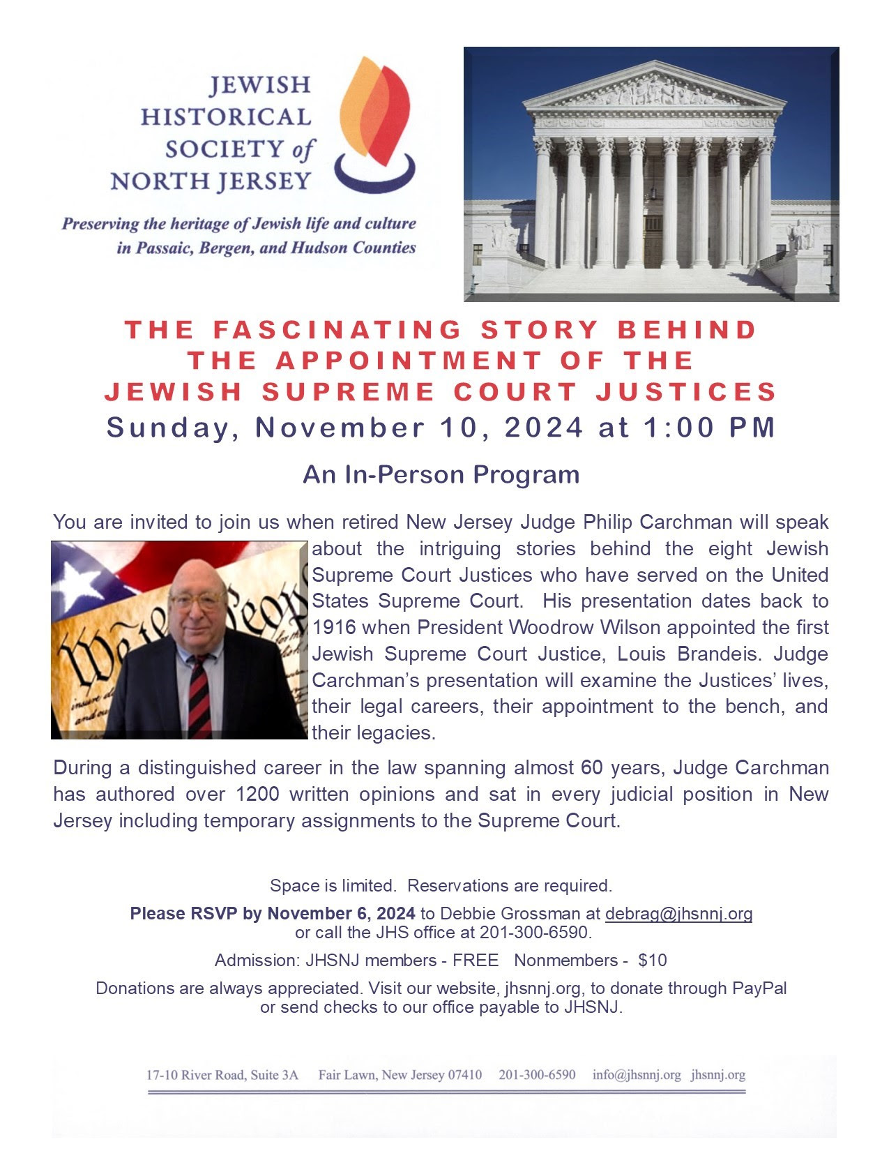 Appointment of Jewish Supreme Court Justice