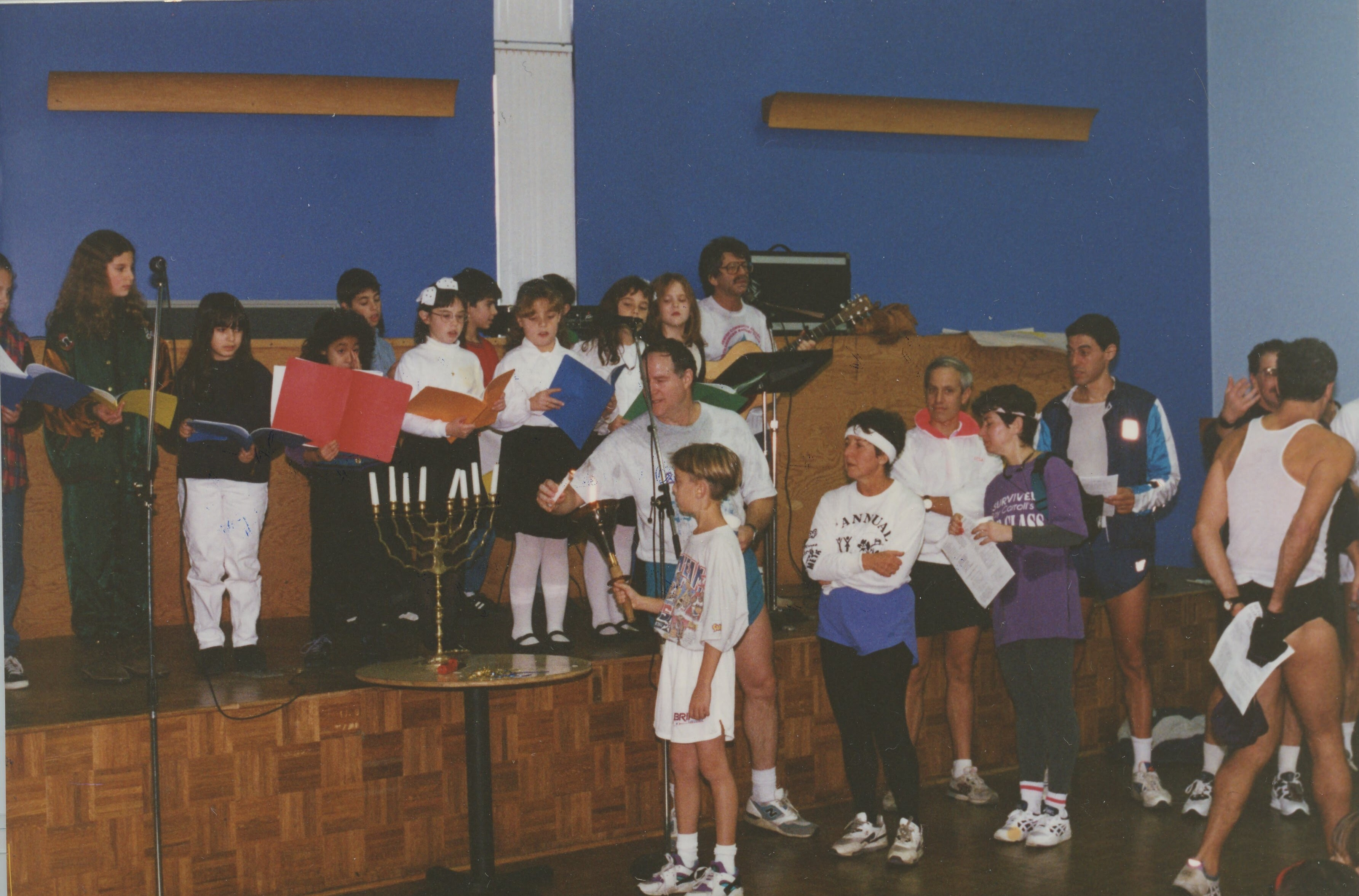 Hanukkah Candle lighting Temple Beth Rishon