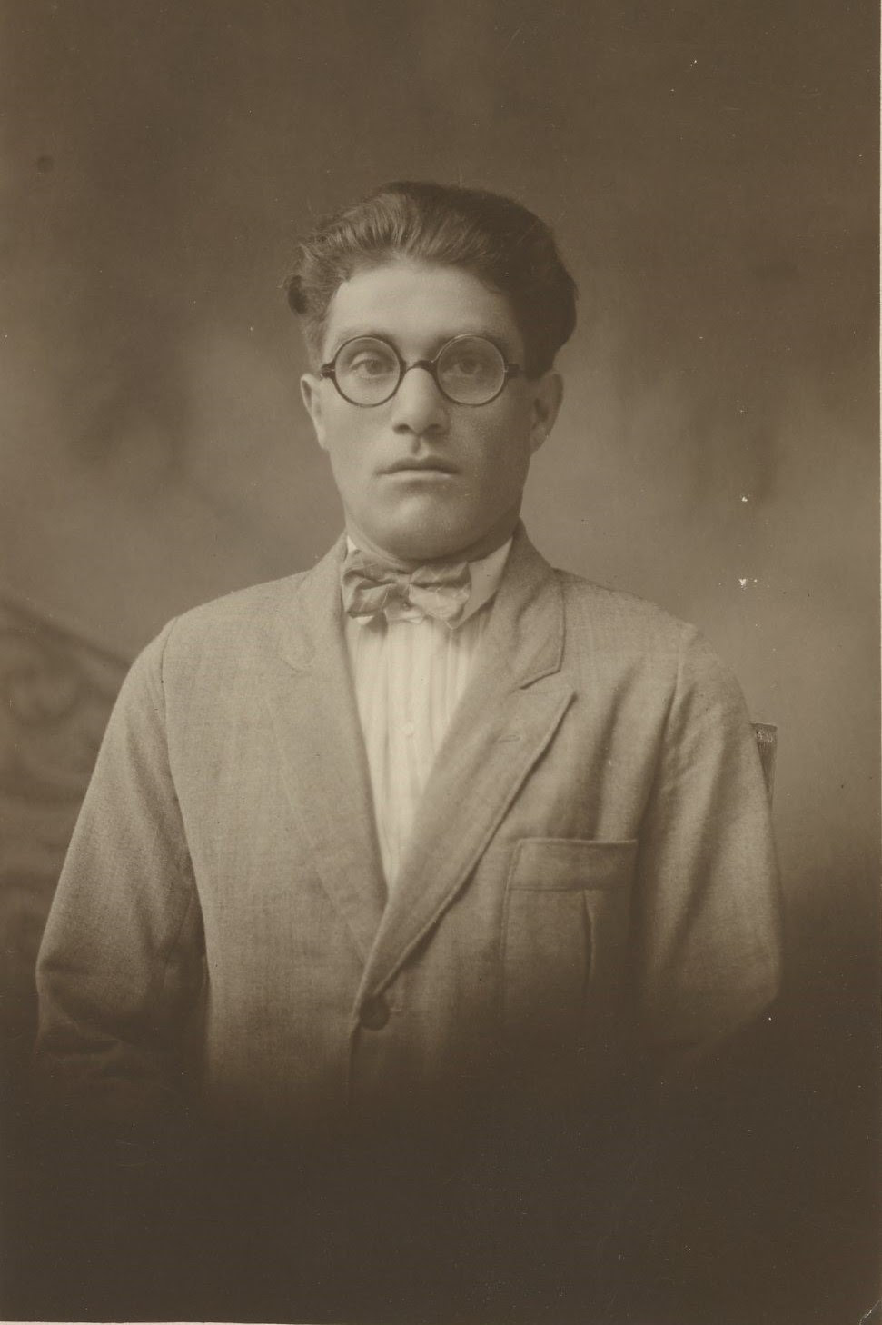 Portrait of unidentified young man from Passaic
