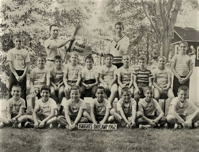 Knights Day Camp, Upper Saddle River NJ, 1962 boys' & counselors Wildcats Honor Group photo