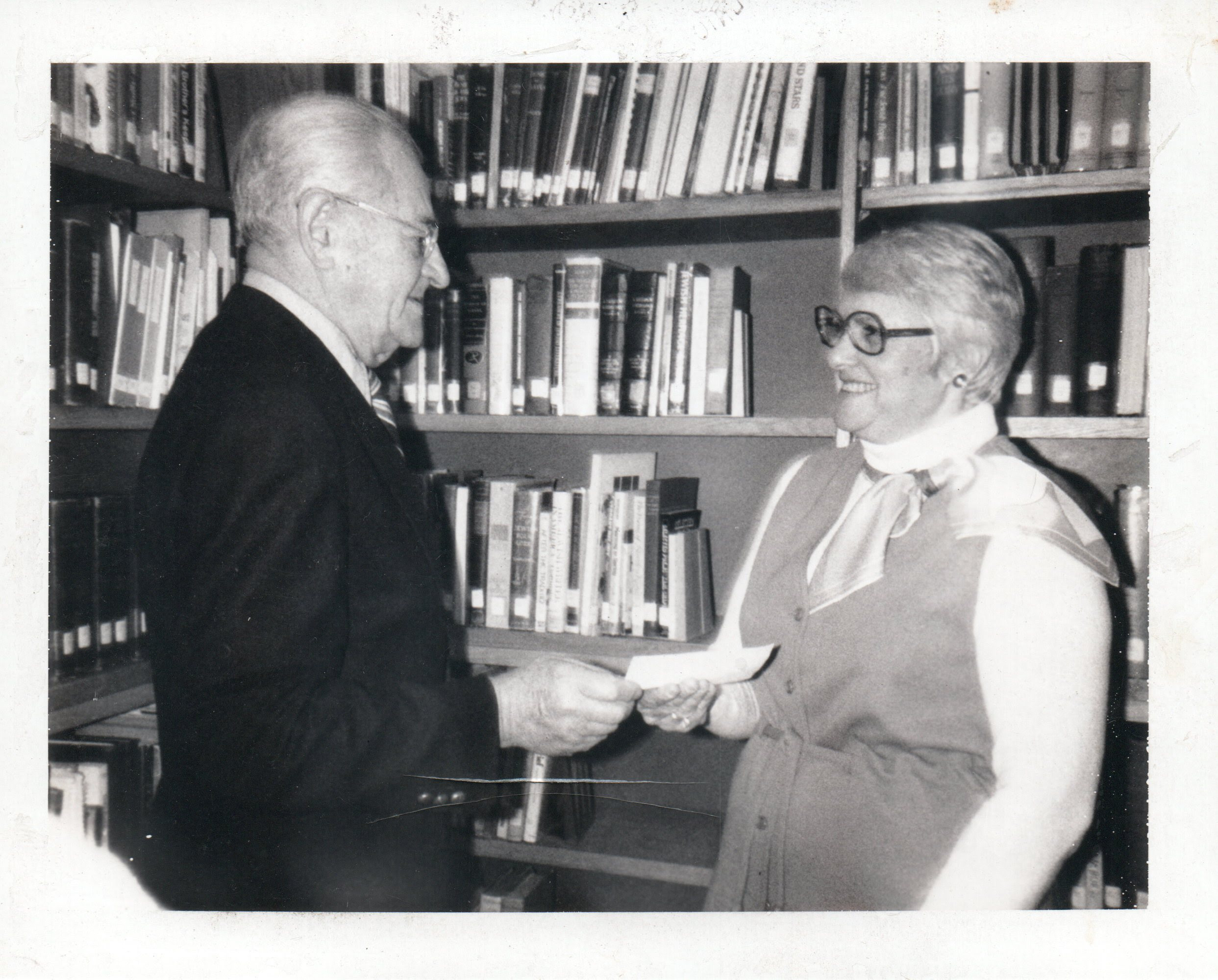 Max Atkins presenting check