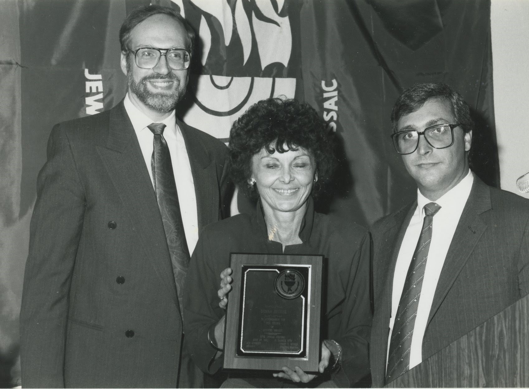 New Jersey, Passaic Clifton Jewish Federation, Award ceremony, Donna Bekker, Joe Maskin, Joe Muskin, Jon Gurkoff, Jon Qurkoff