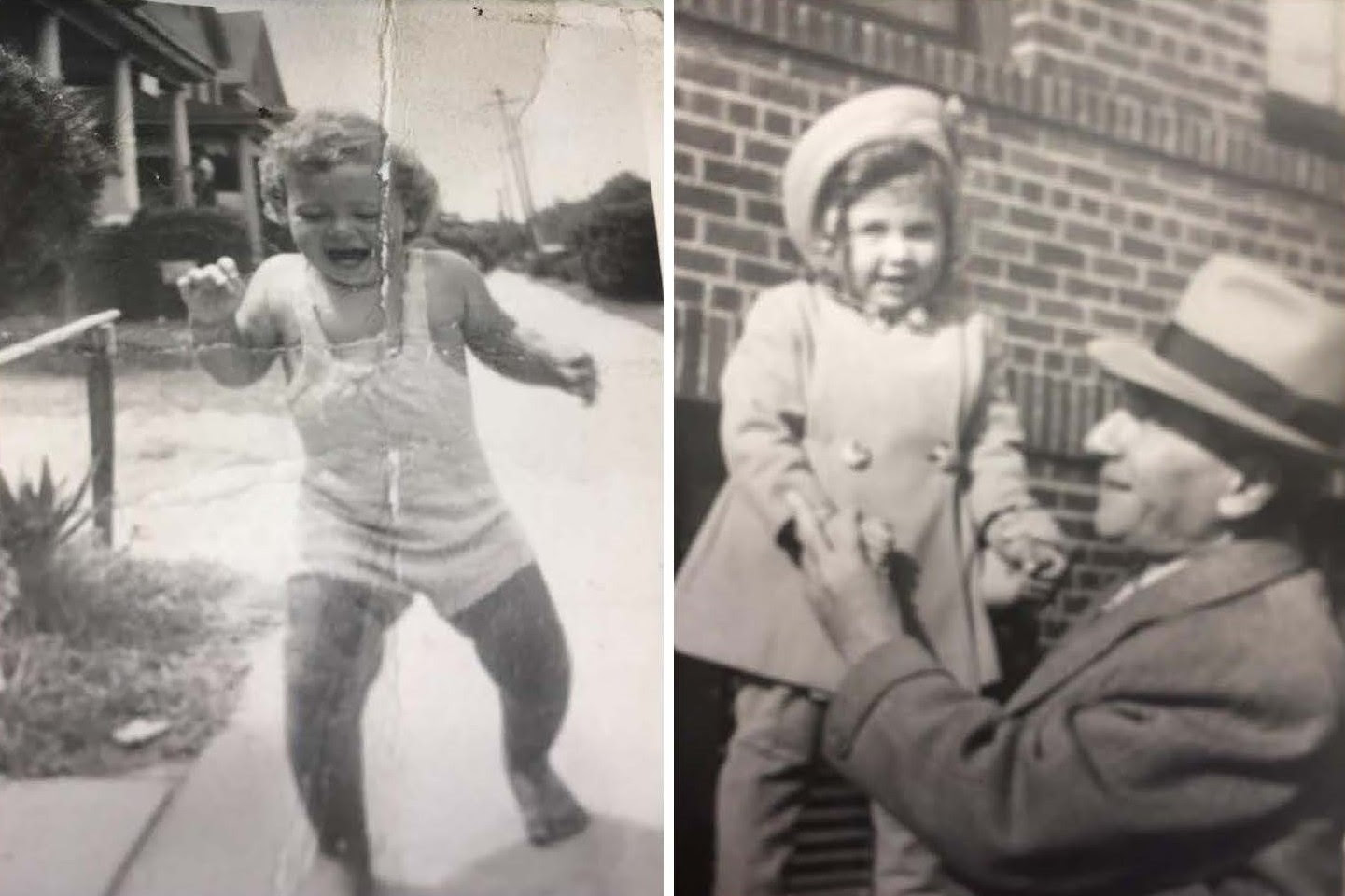 Judi Schuchman first steps, Jason, Joseph Schuchman, baby & grandpa, Jersey City, New Jersey