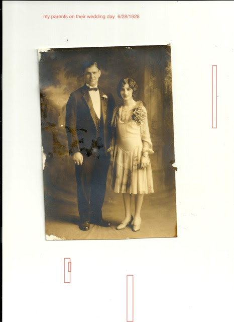 Gussie & Marty Finke Wedding Day