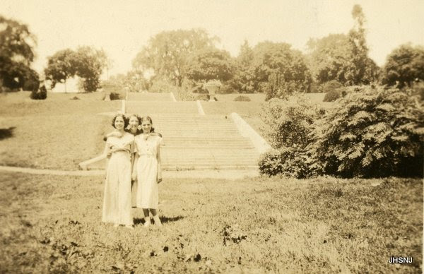 Rose Rosen, Pearl Rosen, Minnie Rosen, Eastside Park, Paterson NJ, 1934