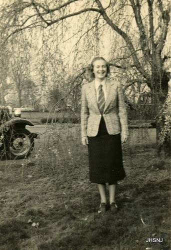 Blanche Shulman, Eastside Park, Paterson New Jersey, springtime 1937