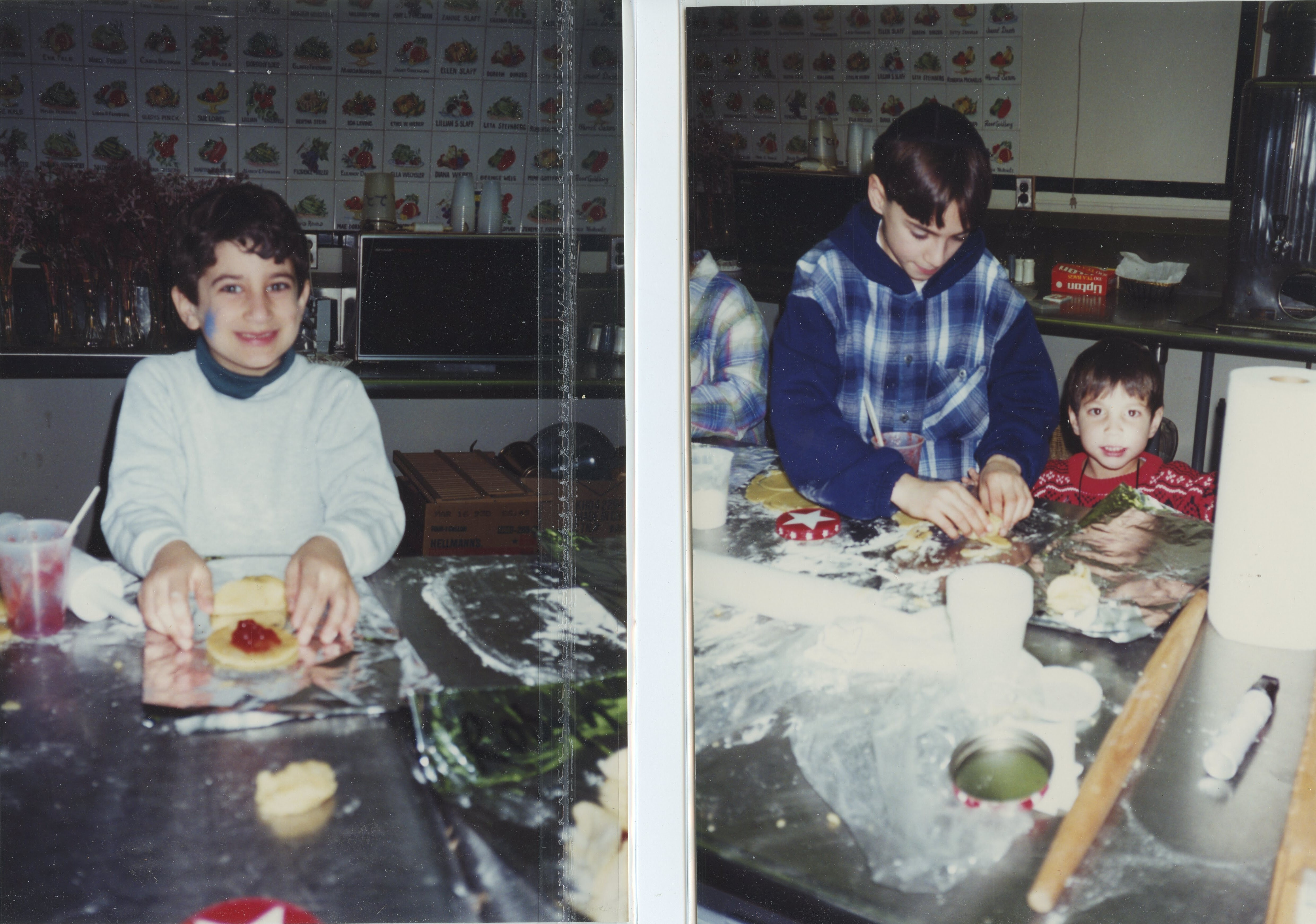 children making Hamentashen, Temple Emanuel, Northern New Jersey