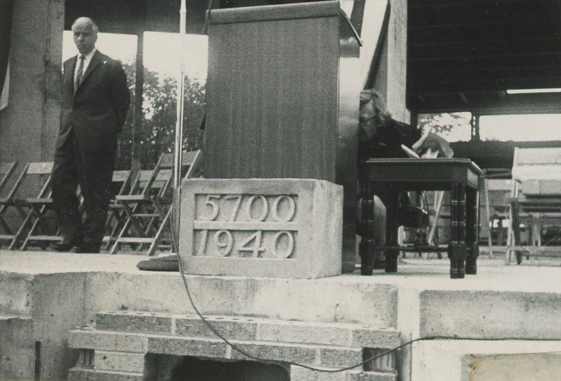 Temple dedication ceremony 1965.4