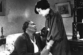 Louise Beavers and Claudette Colbert for the Fannie Hurst Who Am I