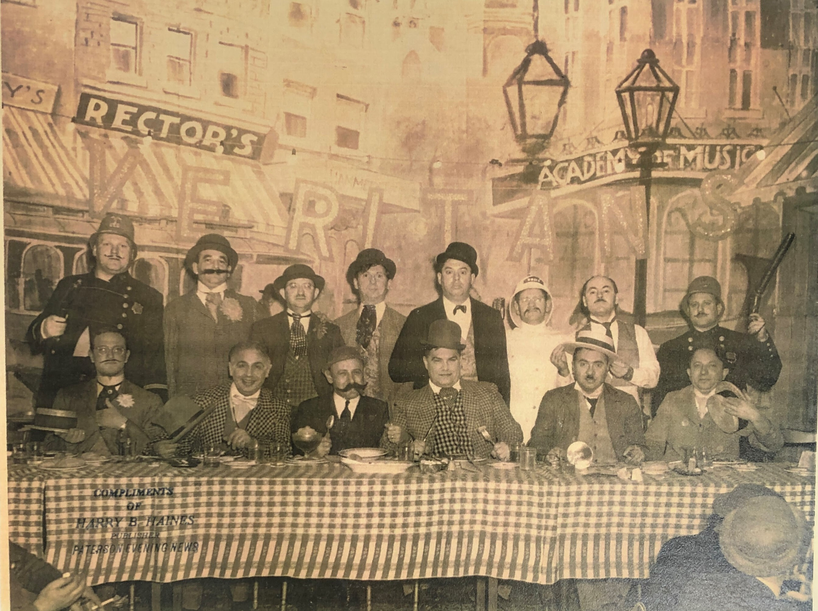 Veritans Club Members presenting skit