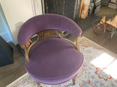 Judith's purple chair