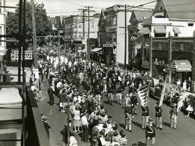 Jewish War Veterans Parade, Paterson NJ, 1941