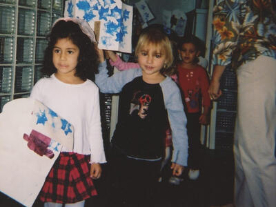 kids celebrating Simchat Torah, Northern New Jersey