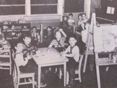 Nursery school class at Kaplen JCC
