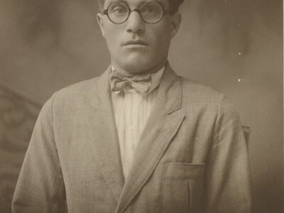 Portrait of unidentified young man from Passaic