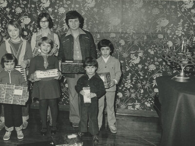 Hanukkah celebration, Jewish Family Services, 