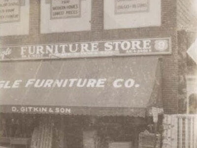 D. Gitkin & Son Furniture Co., 9 Hamilton Ave, Paterson NJ, circa 1938