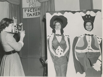 Purim at Paterson Y 1953 or 1954