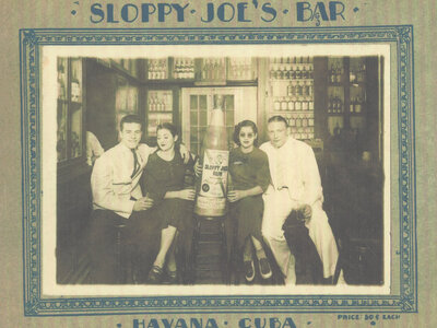 Meyer Levy at Sloppy Joe's Bar, Havana Cuba