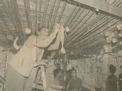 Sukkah at Glen Rock Jewish Center