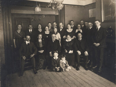 Northern New Jersey, Shoobs Family portrait, Rita Bloomfield Levin Collection