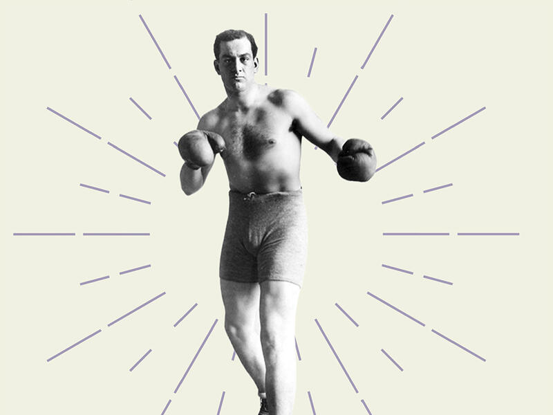 Senator Barbour as boxer