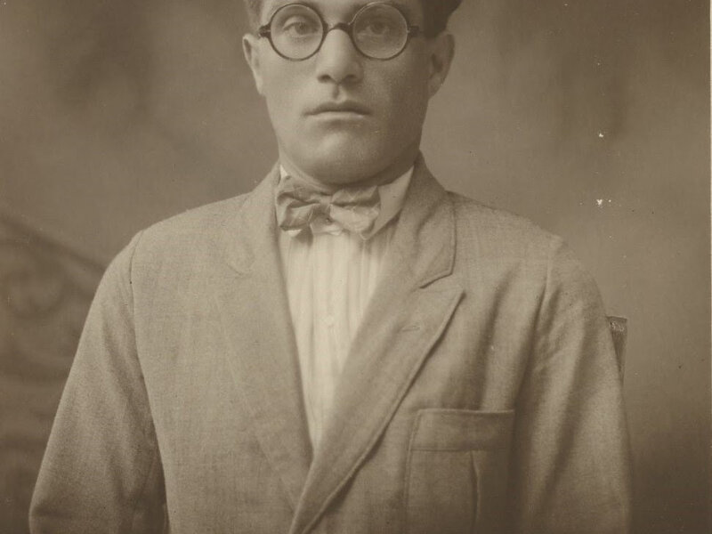 Portrait of unidentified young man from Passaic